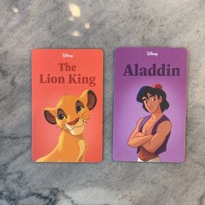 Disney The Lion King and Aladdin Yoto Cards